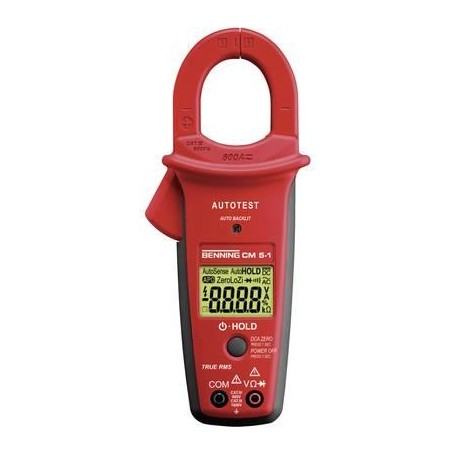 Stromzange Hand-Multimeter digital CM 5-1 Kalibriert nach Werksstandard (044066)