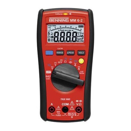Benning MM 6-2 + SDT 1 Hand-Multimeter digital CAT III 1000 V, CAT IV 600 V Anzeige (Counts): 6000 (044087)