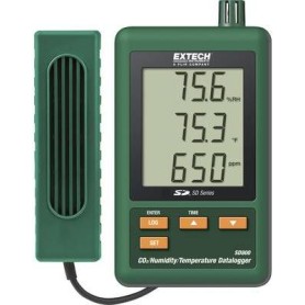 EXTECH SD800 CO2/Feuchtigkeit/Temperatur-Datenlogger, Messschreiber, 0.0 bis 50.0 °C (SD800)