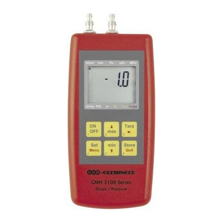 Greisinger GMH3161-002 Druck-Messgerät Luftdruck, Nicht aggressive Gase, Korrosive Gase -0.005 - +0.005 bar (604215)