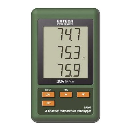 EXTECH SD200 Temperatur-Datenlogger, Messschreiber -100 bis +1300 °C (SD200)