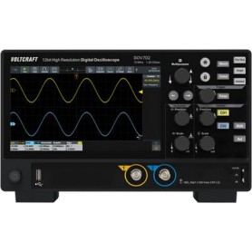 Voltcraft DOV702 Digital-Oszilloskop 70 MHz 2-Kanal 1.25 GSa/s 50 Mpts 12 Bit Digital-Speicher (VC-16753905)