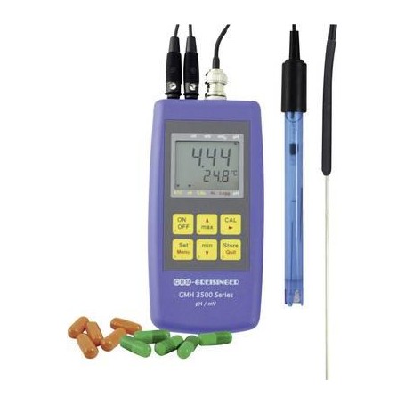 GMH 3511 Set Ph-/Redox-/Temperatur-Messgerät 3511-Set 0.00 - 14.00 pH -5 bis (605215)