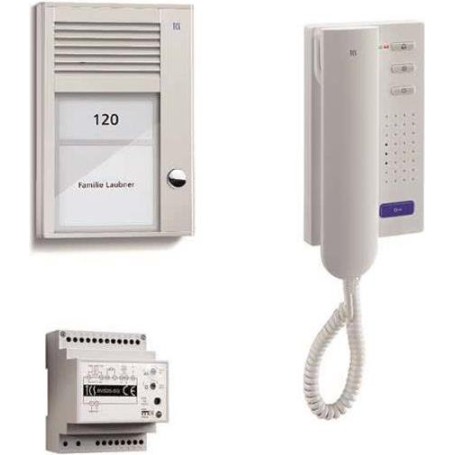 TCS home:pack Audio, Aufputz, Einfamilienhaus, PSC2110-0000 bestehend aus Audio Außenstation Serie PAK 1 Taste AP, Audio Komfor