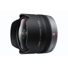 Panasonic H-F008E obiettivo per fotocamera Nero