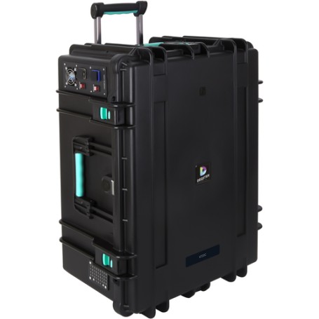 DEQSTER 10-744119 Caricabatterie per dispositivi mobili Tablet Nero, Turchese AC Ricarica rapida Interno, Esterno