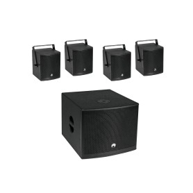 Omnitronic 20000757 altoparlante Nero Con cavo e senza cavo 130 W