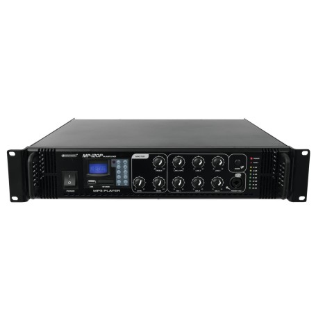 Omnitronic 80709621 amplificatore audio Resa/fase Nero