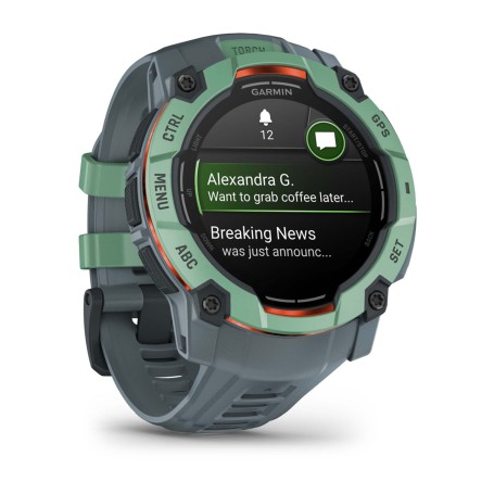 Garmin Instinct 3 AMOLED 3,3 cm (1.3") 50 mm Digitale 416 x 416 Pixel Touch screen Verde GPS (satellitare) (010-03020-01)