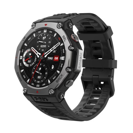 Amazfit T-Rex 3 3,81 cm (1.5") AMOLED Digitale 480 x 480 Pixel Touch screen Nero Wi-Fi GPS (satellitare) (W2323GL1N)