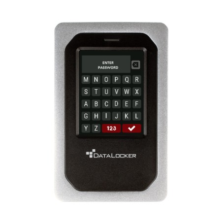 DataLocker DL4 FE disco rigido esterno 500 GB 5400 Giri/min 2.5" USB tipo-C 3.2 Gen 1 (3.1 Gen 1) Alluminio, Nero (DL4-500GB-FE)