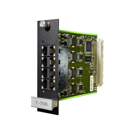 AGFEO T-708 switch telefonico Nero, Verde (6101472)