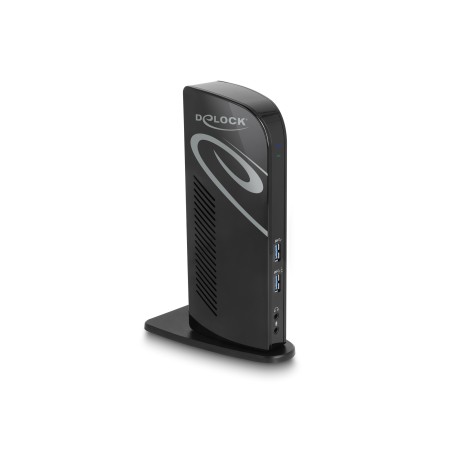 DeLOCK Docking Station USB Dual DisplayPort 4K / USB 3.2 / LAN / Audio (Displaylink) (87728)