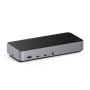 Satechi Triple 4K Display Cablato Dock Nero, Argento (ST-D4KTM-EU)