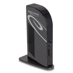 DeLOCK USB Type-C Triple Display Docking Station con DisplayLink® 4K / Hub USB / LAN / SD / Audio / PD 96 W (88051)