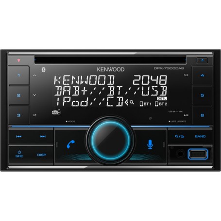Kenwood Electronics DPX-7300DAB Nero Bluetooth (DPX7300DAB)