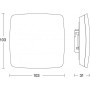 Steinel PRAESENZMELDER TRUE PRESENCE KNX True Presence KNX 056339 (056339)