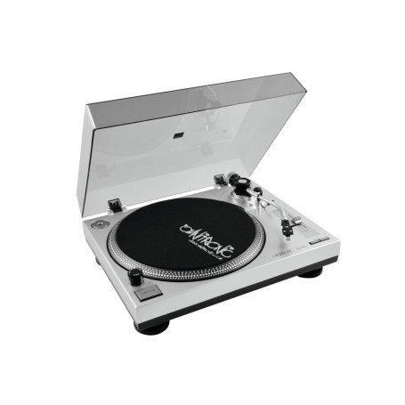 Omnitronic BD-1350 Piatto per DJ con trasmissione a cinghia Argento (10603050)