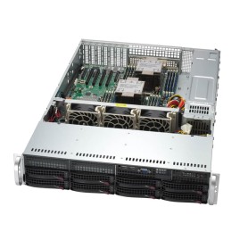 Supermicro SYS-621P-TRT sistema barebone per server Intel C741 LGA 4677 (Socket E) Armadio (2U) Argento