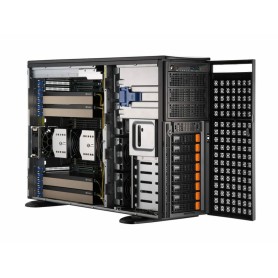 Supermicro SYS-741GE-TNRT sistema barebone per server Intel C741 LGA 4677 (Socket E) Tower Nero