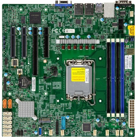 Supermicro X13SCL-F-B Bulk Intel C262 LGA 1700 micro ATX (MBD-X13SCL-F-B)