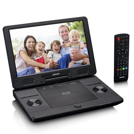 Lenco BRP-1150BK lettore DVD/Blu-Ray portatile Lettore Blu-ray portatile Convertibile 29,2 cm (11.5") 1024 x 600 Pixel Nero