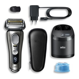 Braun Series 9 Pro 9485cc Rasoio Trimmer Nero, Argento (050142)