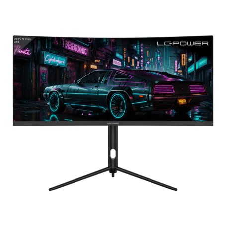 LC-Power LC-M30UWFC Monitor PC 76,2 cm (30") 2560 x 1080 Pixel UltraWide Full HD LED Nero