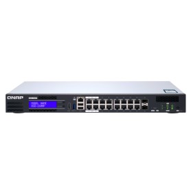 QNAP QGD-1600P Gestito Gigabit Ethernet (10/100/1000) Supporto Power over Ethernet (PoE) 1U Nero, Grigio (QGD-1600P-4G)