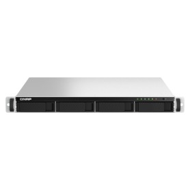 QNAP TS-464U-RP NAS Rack (1U) Intel® Celeron® N5095 8 GB DDR4 0 TB QNAP Turbo System Alluminio, Nero (TS-464U-RP-8G)