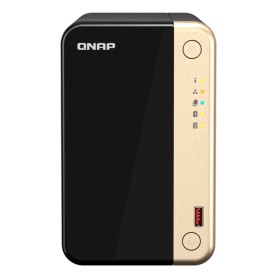 QNAP TS-264 NAS Tower Intel® Celeron® N5095 8 GB 0 TB QNAP QTS Nero, Oro (TS-264-8G)