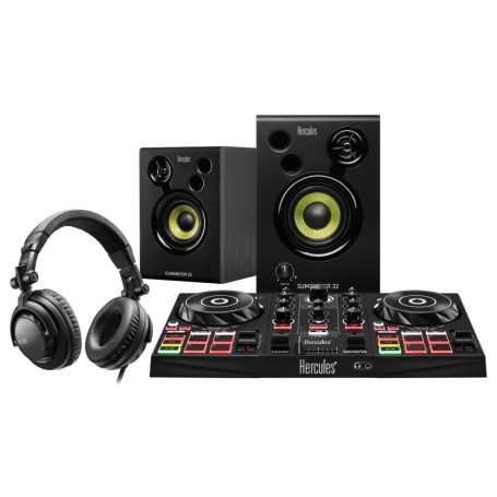 Hercules DJLearning Kit Mixer con controllo DVS (Digital Vinyl System) Nero (4780949)