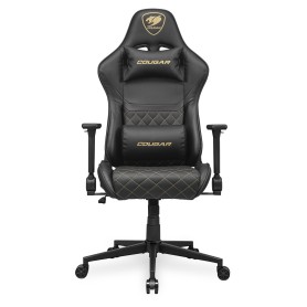COUGAR Gaming ARMOR ONE V2 Sedia per gaming universale Seduta imbottita Nero, Oro (CGR-AO2-GLB)