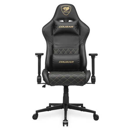 COUGAR Gaming ARMOR ONE V2 Sedia per gaming universale Seduta imbottita Nero, Oro (CGR-AO2-GLB)