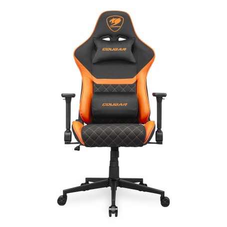 COUGAR Gaming Armor One V2 F Sedia per gaming universale Sedia imbottita tappezzata Nero, Arancione (CGR-A2F)