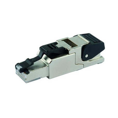 Telegärtner J00026A2113 cavo di collegamento RJ-45 Nero, Acciaio inossidabile (J00026A2113)