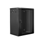 Lanberg WF01-6415-10B rack 15U Da parete Nero (WF01-6415-10B)
