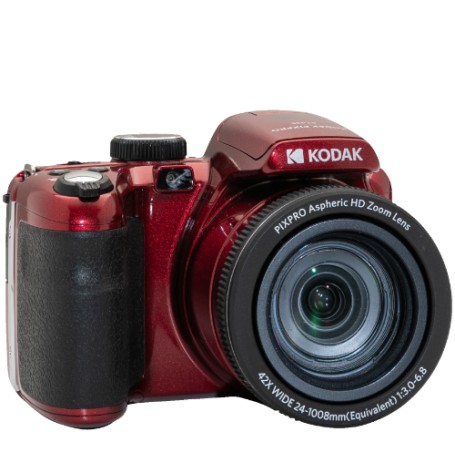 Kodak Astro Zoom AZ425 1/2.3" Fotocamera Bridge 20,68 MP BSI CMOS 5184 x 3888 Pixel Nero, Rosso (AZ425RD)