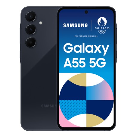 Samsung Galaxy A55 5G 16,8 cm (6.6") Dual SIM ibrida USB tipo-C 8 GB 128 GB 5000 mAh Blu marino (SM-A556BZKAEEE)