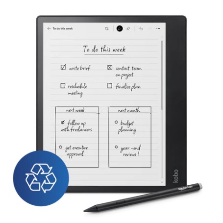 Rakuten Kobo Elipsa 2E lettore e-book Touch screen 32 GB Wi-Fi Nero (N605-KU-BK-K-BU)