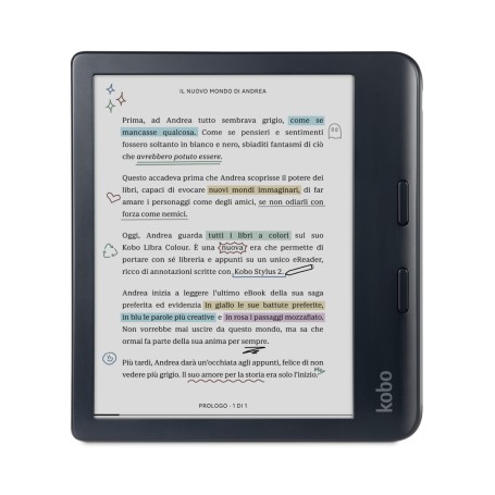 Rakuten Kobo Libra Colour lettore e-book Touch screen 32 GB Wi-Fi Nero (N428-KU-BK-K-CK)