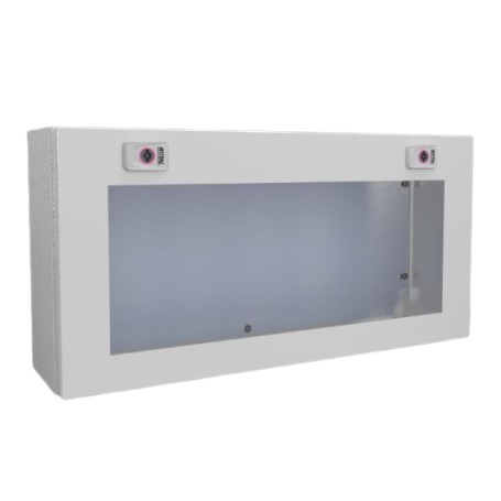 Rittal 1612.100 centralino Policarbonato (PC), Acciaio IP65 (1612100)