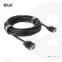 CLUB3D CAC-1710 cavo e adattatore video 10 m VGA (D-Sub) Nero
