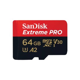 Extreme PRO 64 GB microSDXC (UHS-I U3, Class 10, V30, A2) (SDSQXCU-064G-GN6MA) Extreme PRO 64 GB microSDXC (UHS-I U3, Class 10, V30, A2) (SDSQXCU-064G-GN6MA)