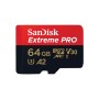 Extreme PRO 64 GB microSDXC (UHS-I U3, Class 10, V30, A2) (SDSQXCU-064G-GN6MA)