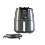 Heiluftfritteuse AF100EU (schwarz/grau, 1.550 Watt, Korb 3,8 Liter) (1019132)
