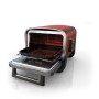 Woodfire, elektrischer Outdoor-Ofen, Pizzaofen und Smoker OO101EU (braun/silber, fr Pizzen bis ca.  30cm)