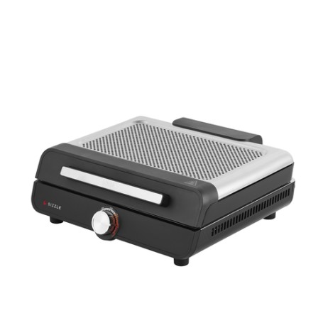 Sizzle Elektro-Grillplatte und Plancha GR101EU (schwarz, 1.450 Watt, Grillflche 37 x 28cm)