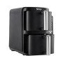 Double Stack 2-Ebenen Heiluftfritteuse SL300EU (schwarz, 2.470 Watt, 2 Krbe je 3,8 Liter)