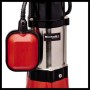 Schmutzwasserpumpe GC-DP 5010 G, Tauch- / Druckpumpe (rot/edelstahl, 500 Watt) (4171421)
